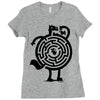 amazin' cat Ladies Fitted T-Shirt