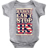 harvey can't stop us Baby Bodysuit