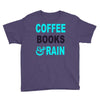 coffee books and rain Youth Tee