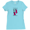 i run like a girl try to keep up Ladies Fitted T-Shirt