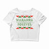 wakanda forever 3 Crop Top