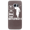 eat sleep battlefield 4, funny Samsung Galaxy S7 Edge