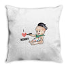 Cute Baby Painter's Mom Love Throw Pillow