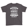 Super Cool Grammy Of A Freaking Awesome Granddaughter Youth Tee