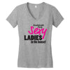sexy ladies in the house Women's V-Neck T-Shirt
