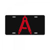 alphabet License Plate