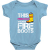 Forget Glass Slippers This Princess Wears Fire Boots Baby Bodysuit