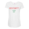 Restart? Maternity Scoop Neck T-shirt