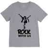 rock V-Neck Tee