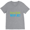 every body walk V-Neck Tee