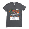 Halloween Kings Are Born In December Ladies Fitted T-Shirt