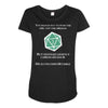 natural 1   orc Maternity Scoop Neck T-shirt