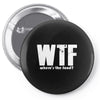 where's the food Pin-back button