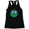 who watches the pizza Racerback Tank