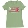 nye tyson '16 science rules Ladies Fitted T-Shirt