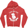 I Don't Eat Cock I'm Vegan Zipper Hoodie