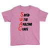 saved with amazing grace Youth Tee