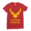 captain marvel 4 Ladies Fitted T-Shirt
