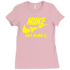 nuke just bomb it Ladies Fitted T-Shirt