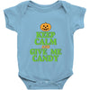 keep calm candy Baby Onesie