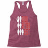 rude good better best, ideal birthday gift or present Racerback Tank