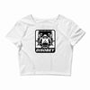 bull dog disobey Crop Top