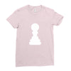 Chess King and Pawn Ladies Fitted T-Shirt