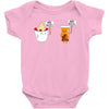 my gut my choice Baby Onesie