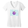 drama bomb Women's V-Neck T-Shirt