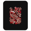 rood en wit Mousepad