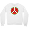 watermelon peace sign Crewneck Sweatshirt