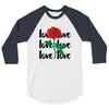 Love Rose 3/4 Sleeve Shirt