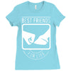 limited edition best friends hoof Ladies Fitted T-Shirt