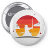 Samurai Sunset Pin-back button