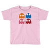 cool retro 80s pacman ghosts video games Toddler T-shirt