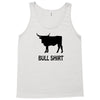 bull shirt funny small humor crude awesome beer tee cool geek nerd hum Tank Top