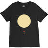 minimal solar system V-Neck Tee