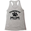 cockerpoo mum Racerback Tank