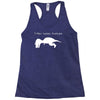 t rex hates pushups Racerback Tank