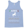 aries  christmas ugly sweater Tank Top