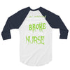 halloween nurses 3/4 Sleeve Shirt