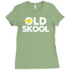 old skool Ladies Fitted T-Shirt