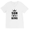 Father of a Prince-Son of a King V-Neck Tee