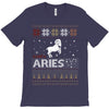 santa aries xhristmas ugly t shirts T-Shirt