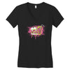 zombie burger Women's V-Neck T-Shirt