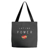 latina power with cute heart Tote Bags