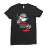 freddy krueger cartoon ideal birthday present or gift Ladies Fitted T-Shirt