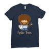 hello tree Ladies Fitted T-Shirt