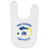 end human captivity Baby Bibs