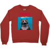 Jaws Parody Paws Crewneck Sweatshirt